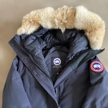 Canada Goose 네이비 롱 다운 자켓