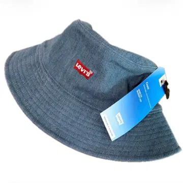 Levi's 데님 블루 버킷 햇