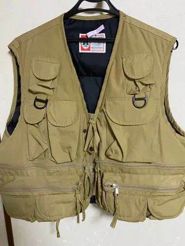 빈티지 낚시용 조끼 (다운)