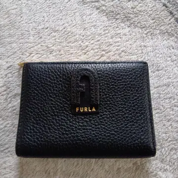 FURLA 블랙 접이식 지갑