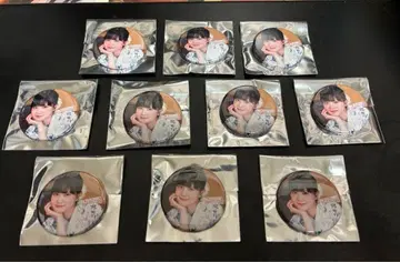 아구논룸라보 방송 이벤트 2025 오오니시 아구리 캔뱃지 10개 세트