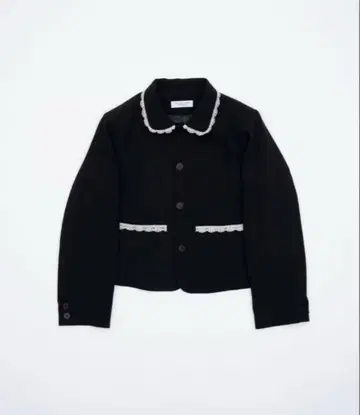 스미온 컴팩트 레이스 자켓 레이스 부착 컴팩트 자켓