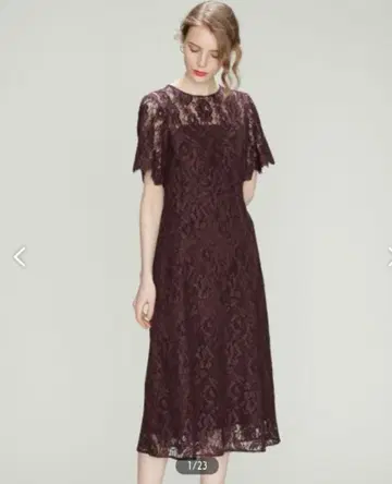 그레이스 콘티넨탈 전체 레이스 원피스