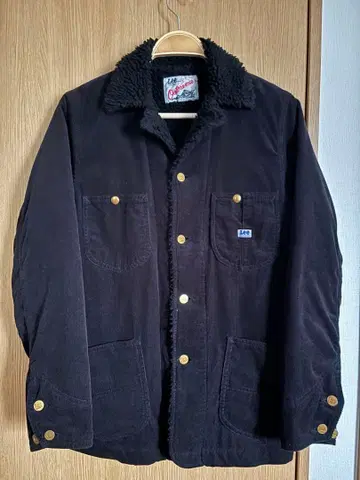 Lee 보아 카라 부착 자켓 M 블랙