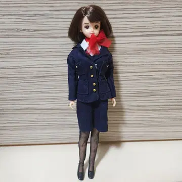 리카짱 인형 네이비 재킷