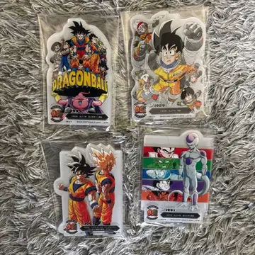 드래곤볼 제일복권 H상 스퀘어 아크릴 스탠드 4개