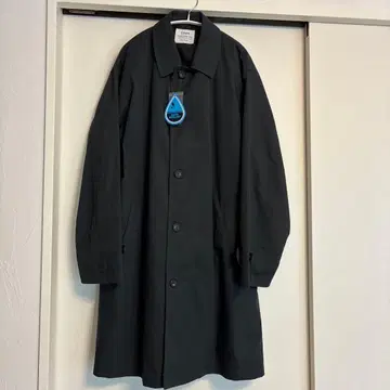 새상품 coen 스텐카라 코트 블랙 발수 가공