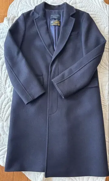 [ 새상품급 ] MACPHEE 네이비 체스터 코트