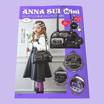 ANNA SUI mini 롱 핸들 보스턴 백 BOOK ROSE v -