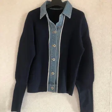 새상품급 스콧 클럽 상의 가디건 데님 야마다야