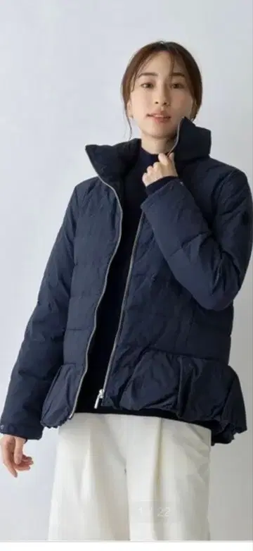 소노 페미니니티 다운 자켓 네이비 1