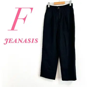 JEANASIS 지나시스 블랙 와이드 팬츠 F 캐주얼 이지