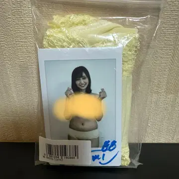 혼다 히토미 사인 폴라로이드