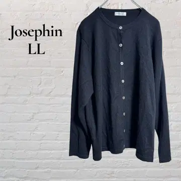 [ Josephin ] [ LL ] 가디건 캐시미어 실크 심플 블랙