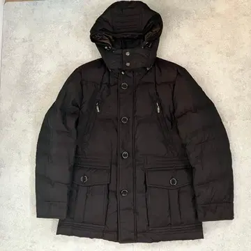 새상품급 아쿠아 스큐텀 다운 자켓 후드 탈착 가능 2way 카키