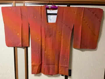 오렌지 핑크 그라데이션 도행 코트