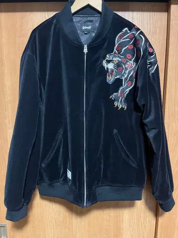 Schott 키스 마크 팬서 스카잔 2XL 블랙