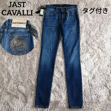 택 포함 JUST CAVALLI 저스트 카발리 데님 팬츠 24 스네이
