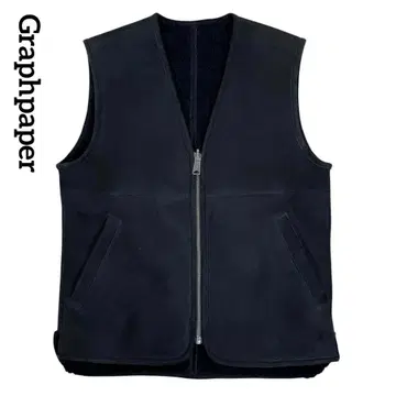 Graphpaper 그라프 페이퍼 양가죽 무스탕 베스트 리버서블