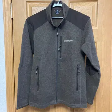 mont-bell 크리마플러스 니트 자켓 Men's 다크 브라운