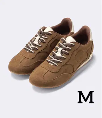 미사용 새상품 GU 더블 슈레이스 플랫 스니커즈 M 23.5cm