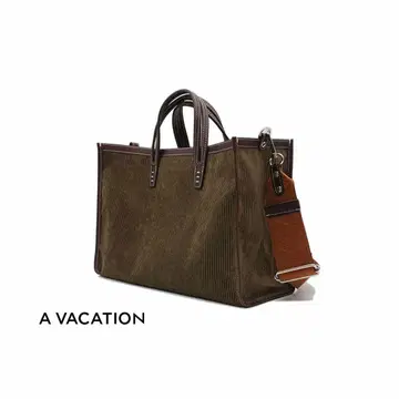 아바케이션/24AW BREAD M 코듀로이 토트백