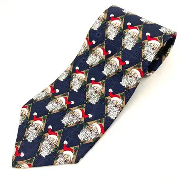 USA제 산타클로스 넥타이 올 패턴 구제 의류 크리스마스 다이아 체크