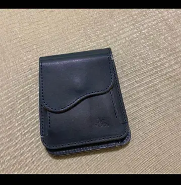 가죽 접이식 지갑 카타코 숏 지갑 미사용 새상품