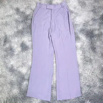 lowrysfarm [ M ] 슬랙스 스트레이트 팬츠 퍼플 여성용
