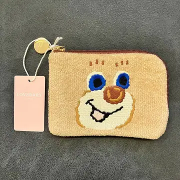 [미사용 새상품] 페이러 도업 테디 L자 파우치