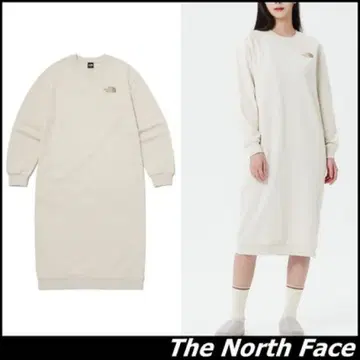 THE NORTH FACE 맨투맨 원피스 아이보리 S 사이즈