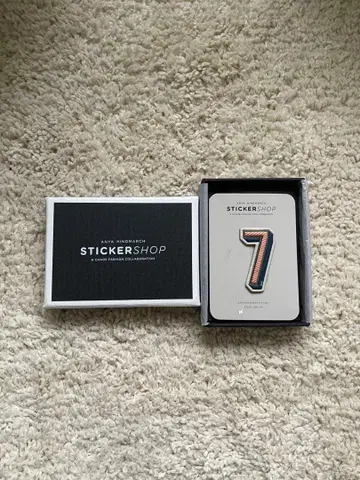 [ 미사용 ] STICKERSHOP Sticker Number 7 백