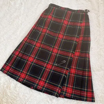 인기 오닐 오브 더블린 랩스커트 롱 스커트 블랙 스튜어트