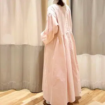 사만사 모스모스 리본 포함 패턴 모듬 전후 2WAY 원피스 (핑크)