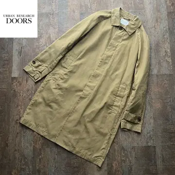 새상품급 어반 리서치 스텐카라 코트 남성용 심플 베이지 트렌치