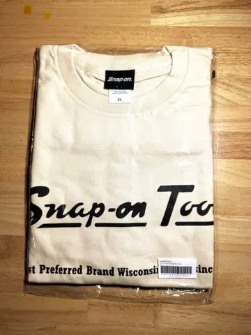 Snap-on T셔츠 XL 화이트