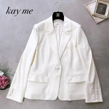 컨디션 최상 kayme 케이 4way 스트레치 자카드 자켓 13 XL