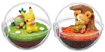 포켓몬스터 테라리움 컬렉션 11 피카츄&나에톨,히메그마