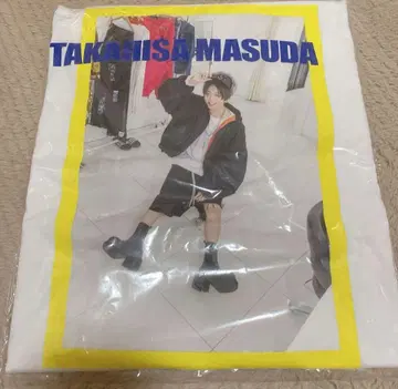 새상품 NEWS 마스다 타카히사 희로애락 굿즈T셔츠 (희) 사진 프린트T