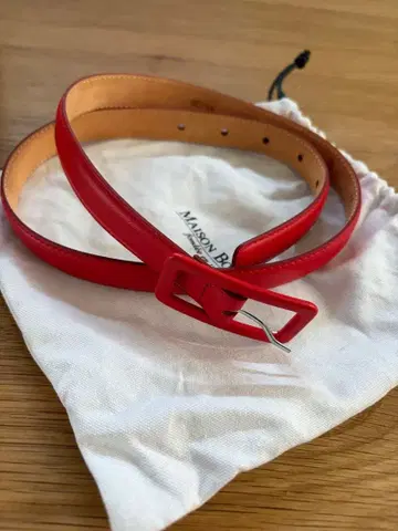 Maison Boinet 빨간색 벨트