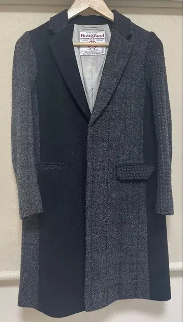 [ 재가격 인하 ] 유나이티드 애로우즈 별주 해리스 트위드 체스터 코트