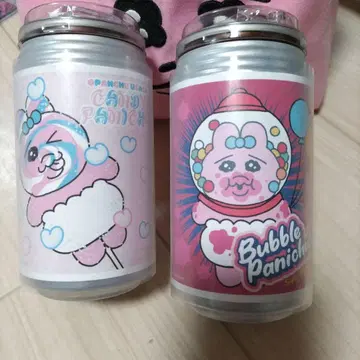 빤쮸토끼 산토리 콜라보 캔 스티커 키링만