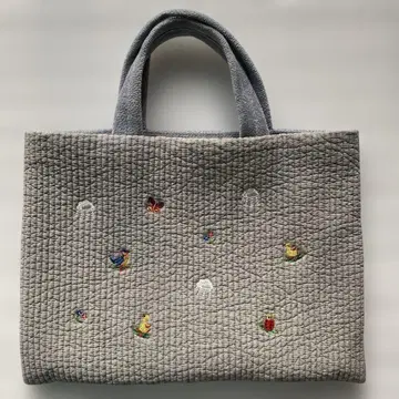 FEILER pionunnal 콜라보 토트백 라이트 그레이 비오는날