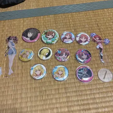 어떤 과학의 초전자포 캔뱃지 아크릴 스탠드