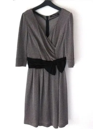 스트로베리 필드 하운드투스 체크 리본 원피스