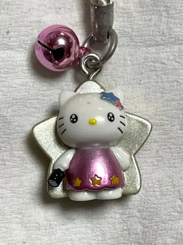 헬로키티 별 모양 스트랩 방울 포함 야츠가타케