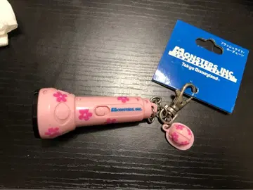 디즈니 몬스터 주식회사 핑크 LED 라이트 키링