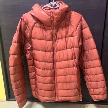 UNIQLO 울트라 라이트 다운 L 오렌지