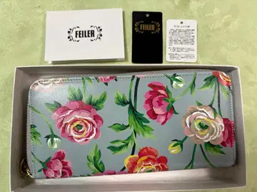 페이 라난큐러스 장지갑 꽃무늬 미사용품