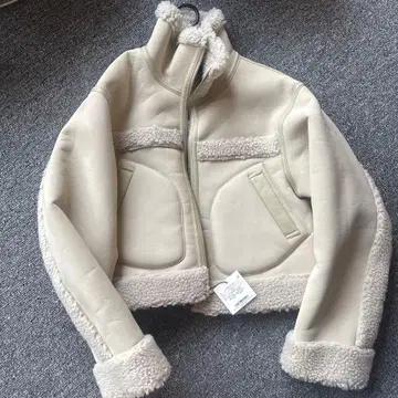 SLY 보아 자켓 숏 기장 크림